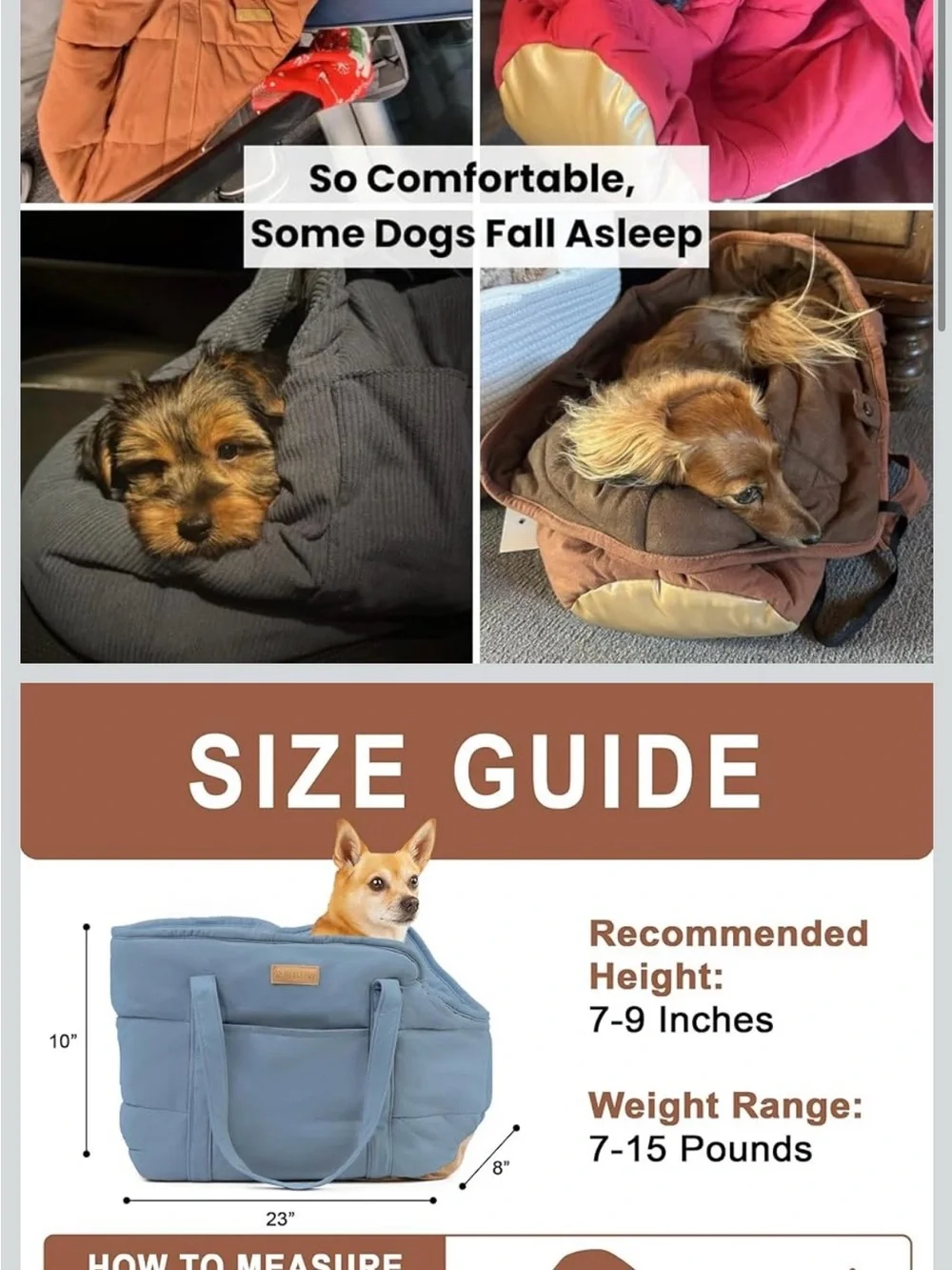 Soft Blue Pet Carrier Tote Bag by